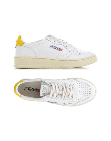 26SS 메달리스트 로우탑 스니커즈 화이트/옐로우탭 AULM LL30