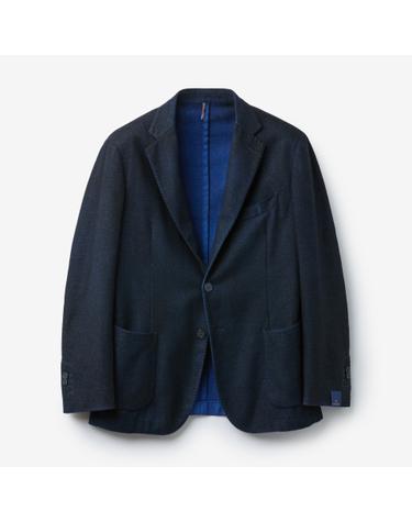 SANTANIELLO 핸드 스프레이 다잉 자켓 MPJAA25421NAV