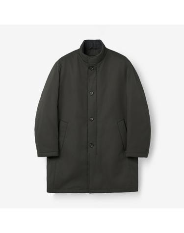 스탠드 니트카라 구스다운 트렌치 MYCDW25202GRY