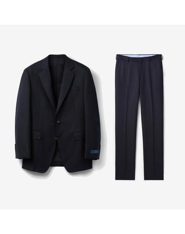 도멜 울 글렌체크 수트 (Navy)_MRFBW25213NAV_MRFCW25213NAV