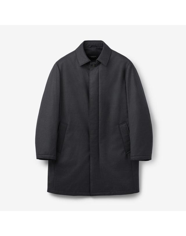 캠브리지 멤버스 로로피아나 스톰 원단 구스다운 런던코트 MYCDW25201GRY 착용컷