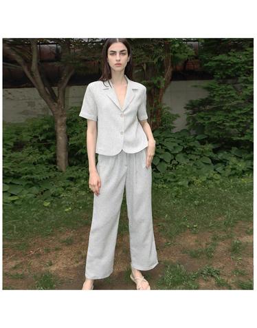 팬시 트위드 멜란지 아이보리 팬츠 _ Fancy Tweed Melange IV PT