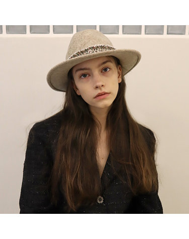 울100 모카 페도라_Wool100 Mocha Fedora