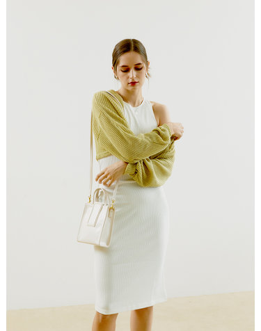 [미니 시그니처 쇼퍼백] mini SIGNATURE SHOPPER BAG - Ivory