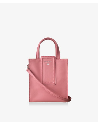 -리뉴얼-[미니 시그니처 쇼퍼백] mini SIGNATURE SHOPPER BAG - Pink