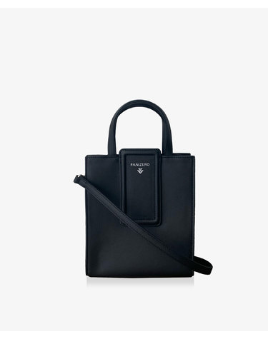 -리뉴얼-[미니 시그니처 쇼퍼백] mini SIGNATURE SHOPPER BAG - Black