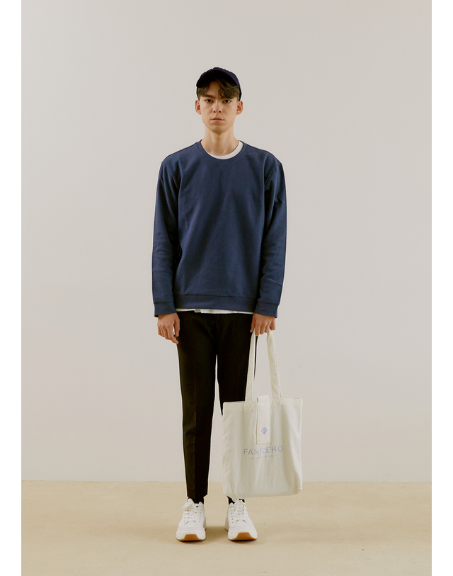 패니제로 [코듀로이 에코백] CORDUROY ECO BAG -Ivory 아이보리 착용컷