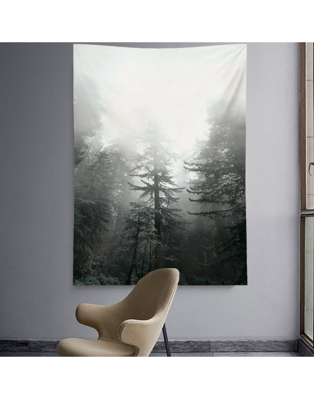 베러모어 내츄럴 패브릭포스터 대형 태피스트리 (150X130/95X73) 착용컷