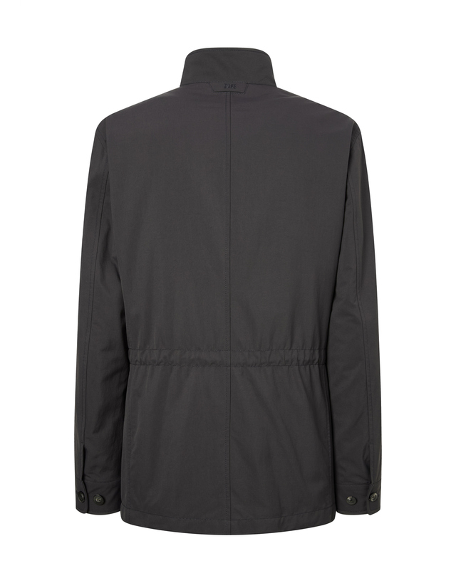 닥스 남성 [클리어런스][IMPORTED FABRIC] 라이너 탈착 사파리 점퍼 진한 세피아 착용컷