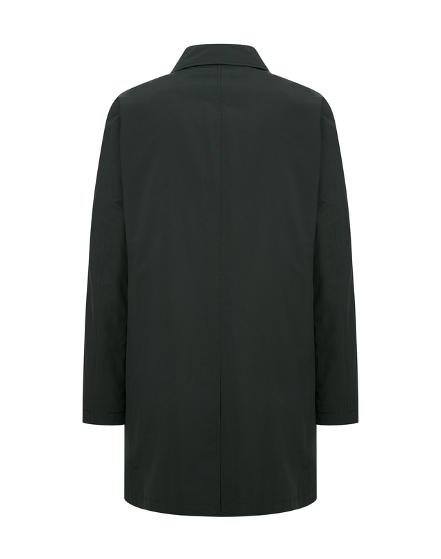 닥스 남성 [클리어런스][IMPORTED FABRIC] 라이너 탈착 베이직 트렌치 진한 초록 착용컷