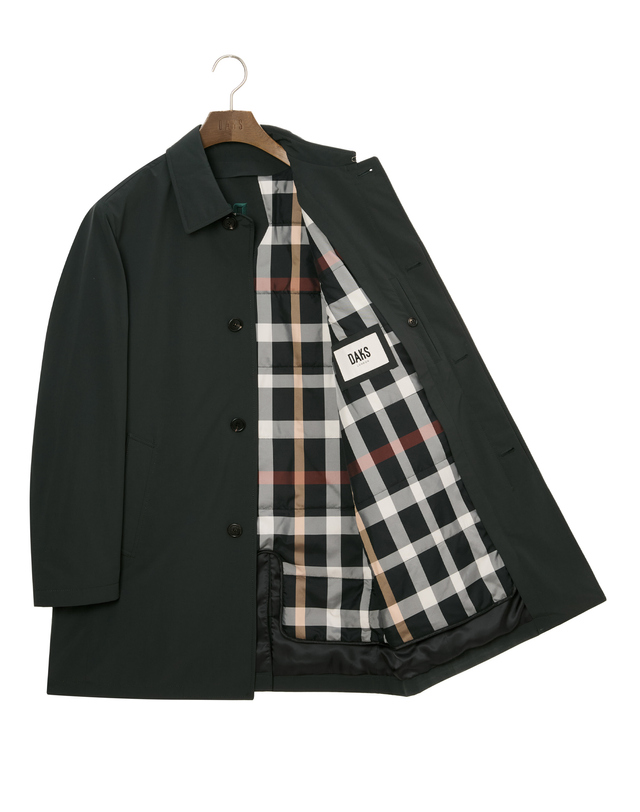 닥스 남성 [클리어런스][IMPORTED FABRIC] 라이너 탈착 베이직 트렌치 진한 초록 상세