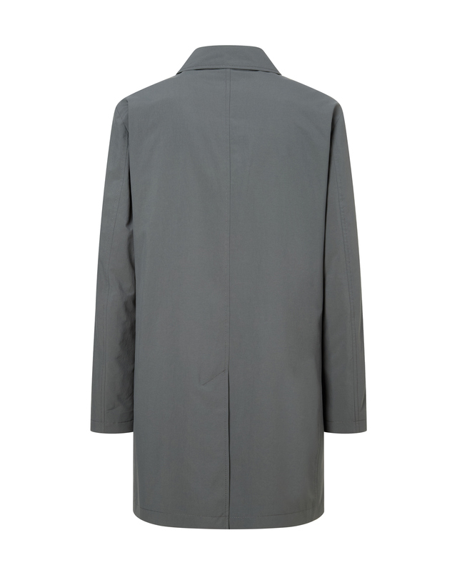 닥스 남성 [클리어런스][IMPORTED FABRIC] 라이너 탈착 베이직 트렌치 그레이 착용컷