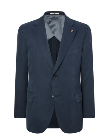 [ZEGNA] 울실크 블루 노바라 자켓