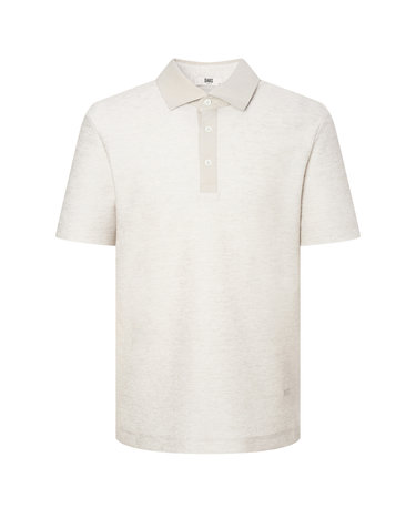 [단독특가] [IMPORTED FABRIC] 린넨 혼방 라이트베이지 반팔 카라티셔츠