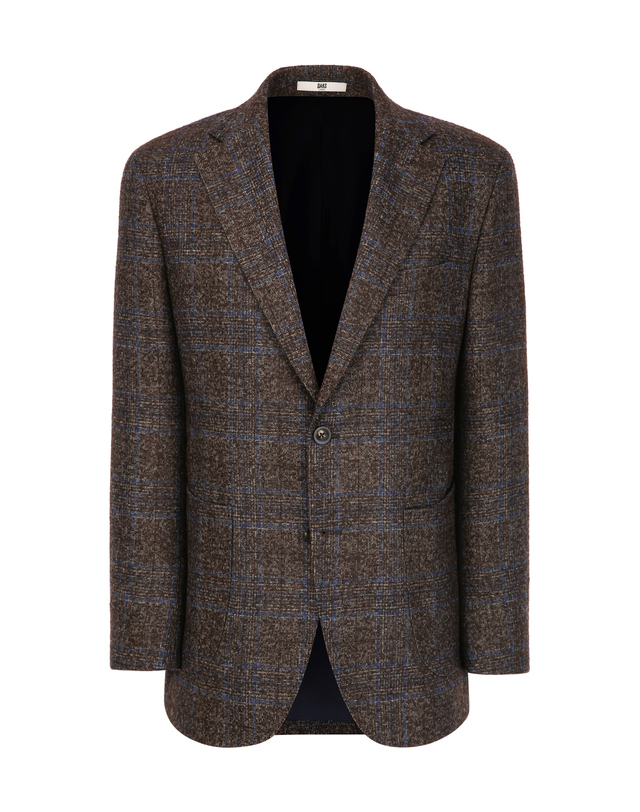 닥스 남성 [LORO PIANA 원단] 다크브라운 수리 알파카 자켓 진한 브라운 착용컷