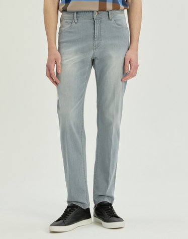라이트블루 [ORTA] 라이트블루 스트레이트핏 데님 팬츠