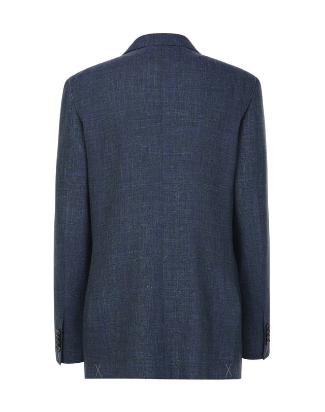 닥스 남성 [OBS][LORO PIANA] 네이비 울실크린넨 자켓 착용컷