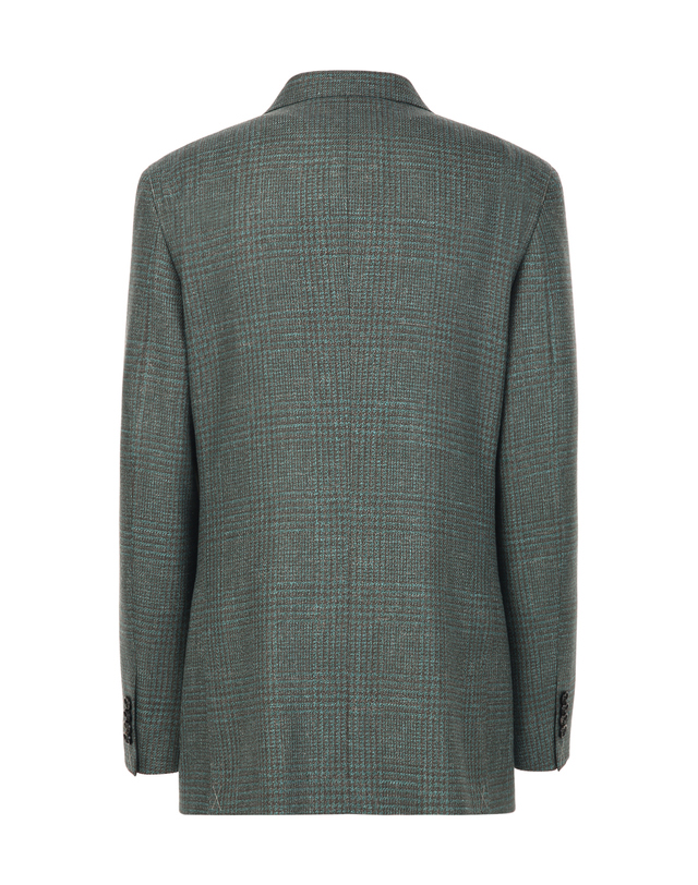 닥스 남성 [OBS] [LORO PIANA] 그린 울실크린넨 섀도체크 자켓 초록 착용컷