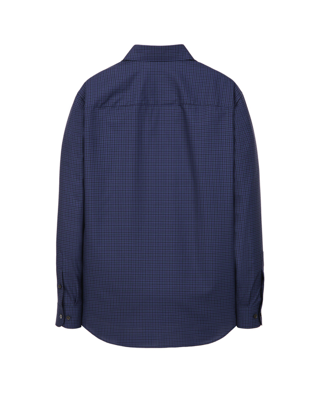 닥스 남성 [ZEGNA] 블루 울실크 마이크로패턴 착용컷