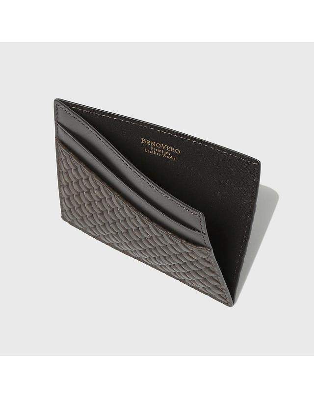 베노베로 [베노베로] MESH 카드지갑 브라운 (BKF1ACP5281W1) 착용컷