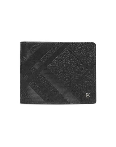 [베노베로] MATTHEW CHECK 반지갑 BLACK (BLF1ACP2251K1)