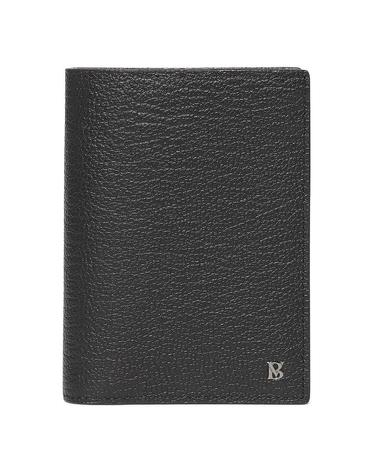 [베노베로] 고트 엠보 명함 중지갑 BLACK (BLF1ACP1236K1)