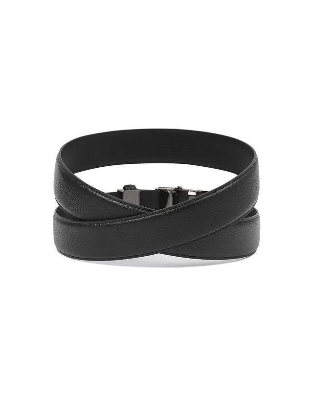 베노베로 [베노베로] 더비엠보 흑유광 자동벨트 BLACK (BLF1ACB1264K1) 착용컷
