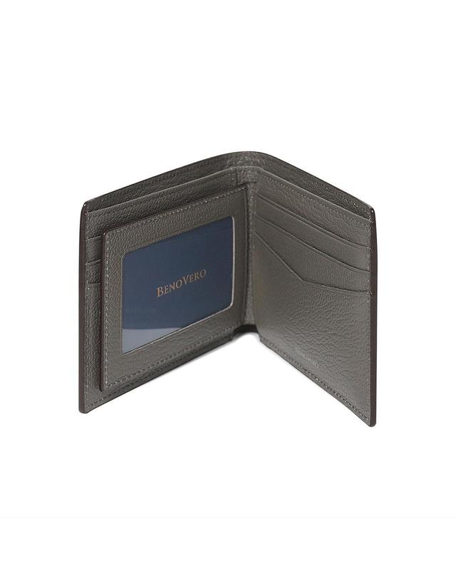 베노베로 [베노베로] 고트 엠보 반지갑 BROWN (BLF1ACP2237W1) 착용컷