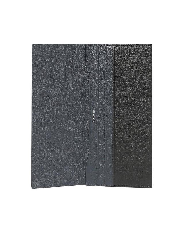 베노베로 [베노베로] 고트 엠보 플랩 장지갑 BLACK (BLF1ACP3233K1) 착용컷