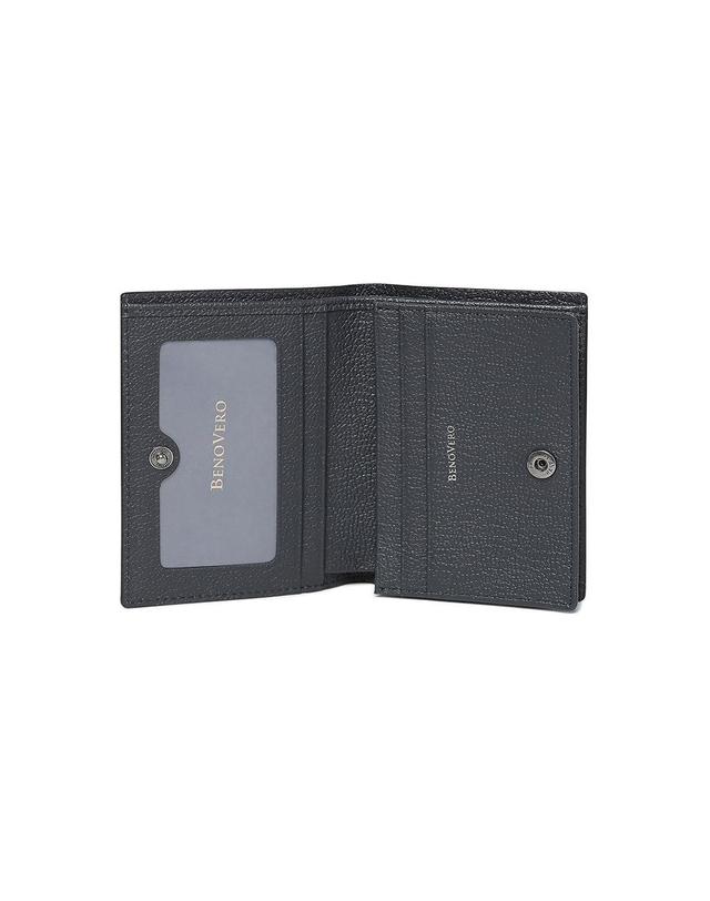 베노베로 [베노베로] 고트 엠보 명함 중지갑 BLACK (BLF1ACP1236K1) 착용컷