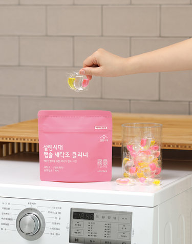캡슐형 세탁조 클리너(6개입) / 세탁세제 세탁기 세탁조 세정살균