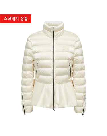 [리퍼브] 스크래치2 미데나 MIDENA 로고 패딩 크림 VDDJ01725K0001 CRS