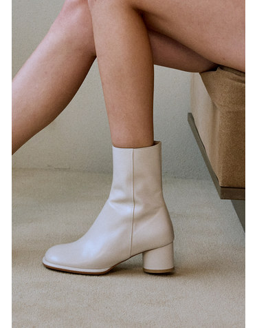 [then]Gosia ankle boots(long boots cover) / creamGosia ankle boots(long boots cover) / cream