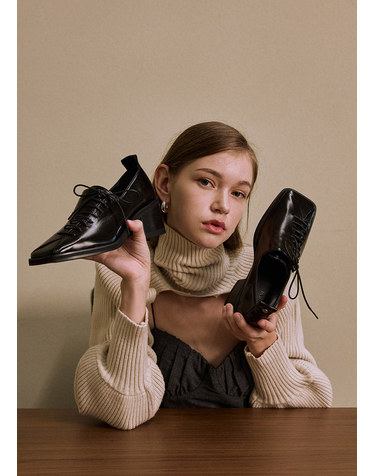 [then]London loafer / black_shiny black(6CM)London loafer / black_shiny black(6CM)
