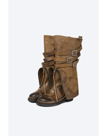 Roa Fold Boots / sand brown