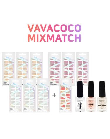 블링블링 글로우 프리미엄세트 (네일스티커10pcs + 매니큐어 3종)