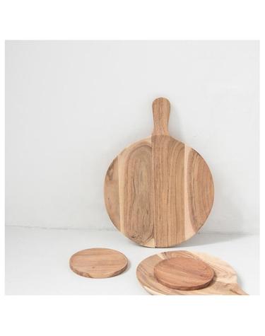 [모노뜨] 시리 원목 내추럴 보드 25cm