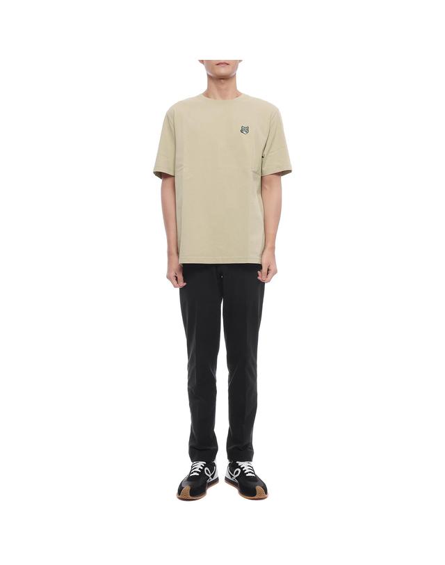 메종 키츠네 26SS 남성 폭스헤드 반팔티셔츠 (PM00108KJ7025 0450 26S) 착용컷