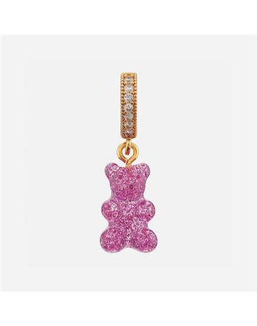 크리스탈 헤이즈 Nostalgia Bear Pendant - Magenta