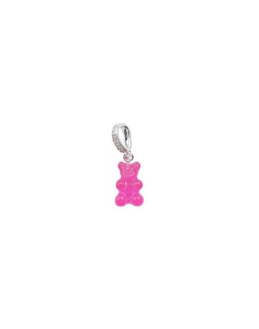 크리스탈 헤이즈 Nostalgia Bear Pendant - Lollipop Silver