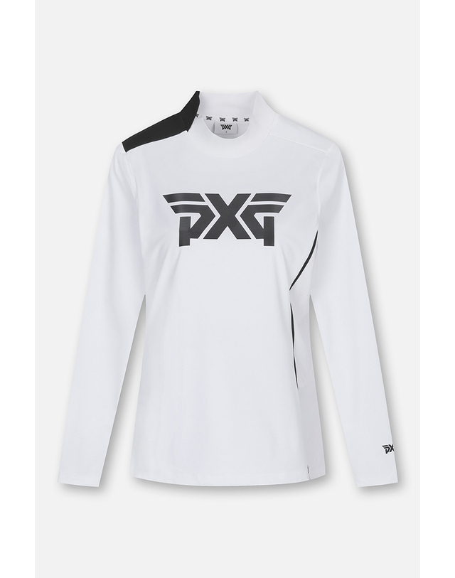 피엑스지 [임직원][PXG공식] 여성 빅 로고 베이스 긴팔 티셔츠-PGPPW110201 착용컷