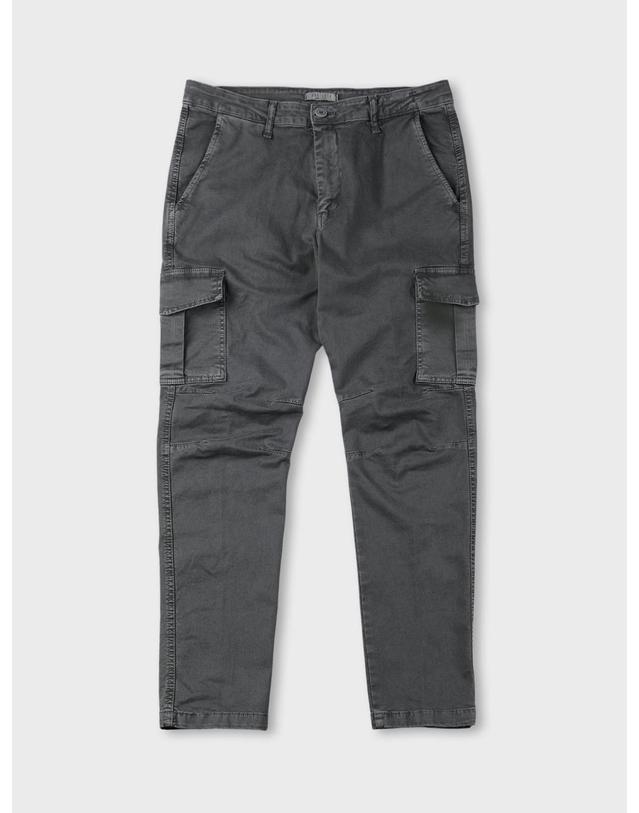 빠니깔레 [Made In Italy] 가먼트다잉 코튼 카고 팬츠 F-HCPT65 그레이 착용컷