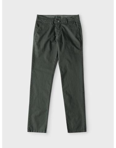[Made In Italy] 마이크로 텍스처 코튼 다이드 슬림핏 치노 팬츠 F-ICPT07
