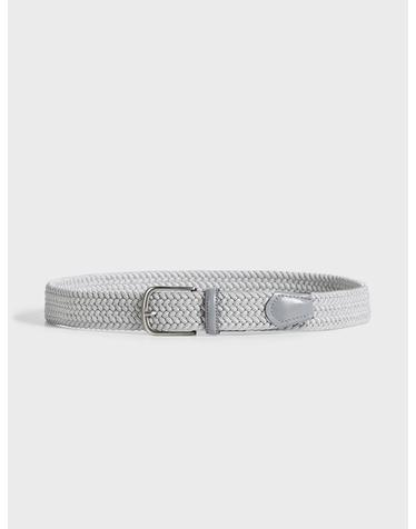 [Made In Italy] 가죽 트리밍 우븐 벨트 F-RBELT01