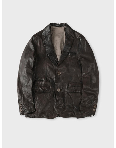 [Made In Italy] 빈티지 램스킨 레더 블레이저 F-ILJP55-D.BR