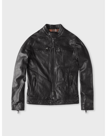 [Made In Italy] 빈티지 램스킨 바이커 자켓 F-ILJP53