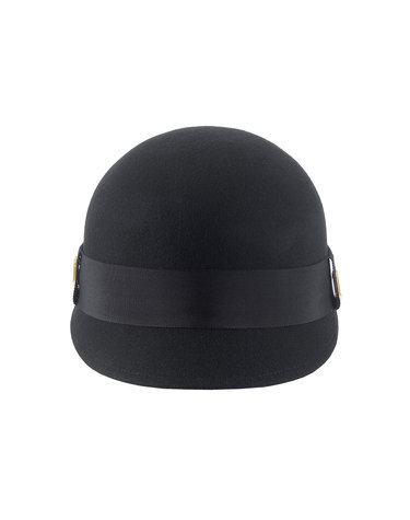 Wool Petit Felt Cap_Black