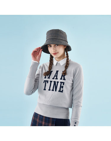 Check Pattern Bucket Hat_Grey