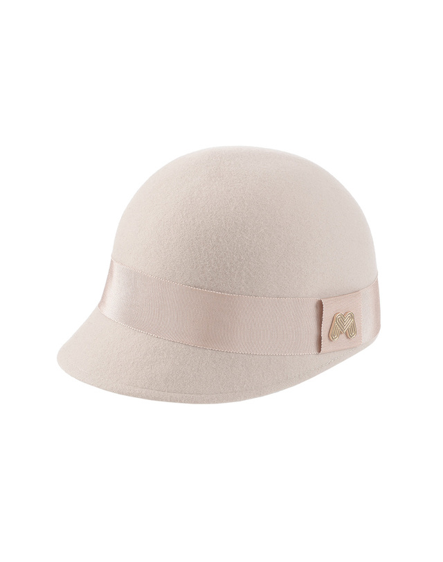 마틴골프 Wool Petit Felt Cap_Ivory 아이보리 착용컷
