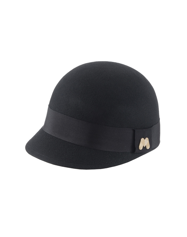 마틴골프 Wool Petit Felt Cap_Black 블랙 착용컷